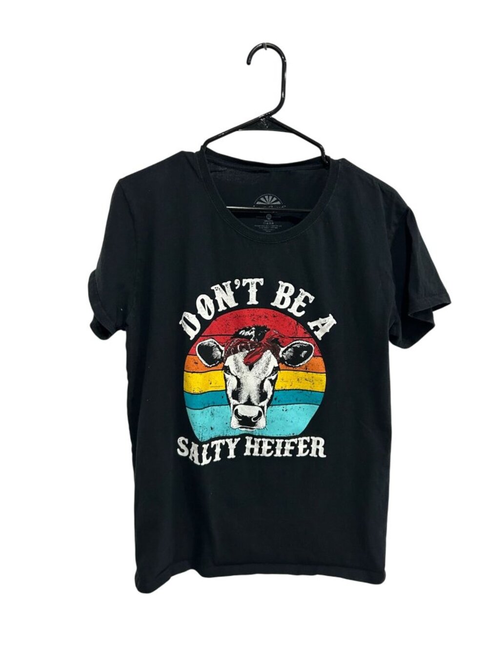 Lost Creek Outfitters XL Black Graphic Tee Cotton Kitschy Retro